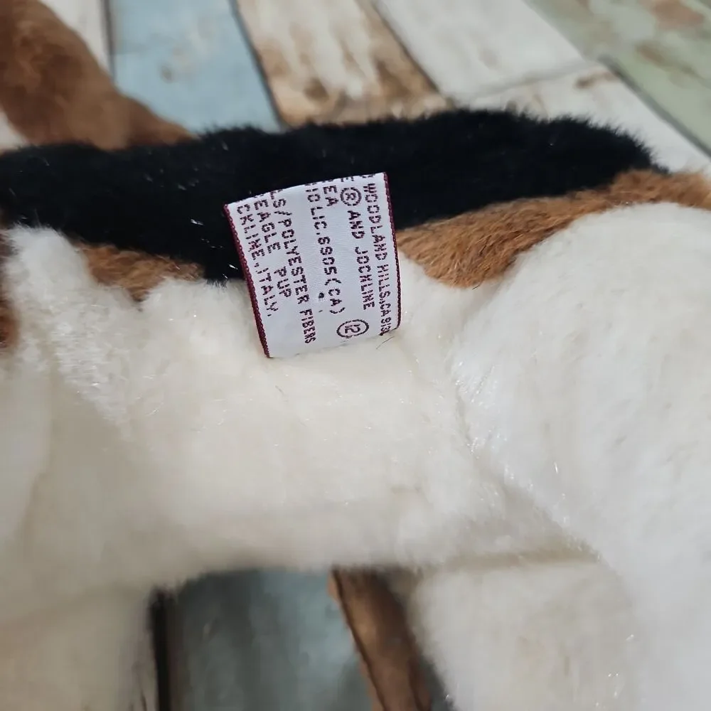 Vintage 1986 Applause Avanti Baby Animals RARE Merry Christmas Beagle Pup NOS